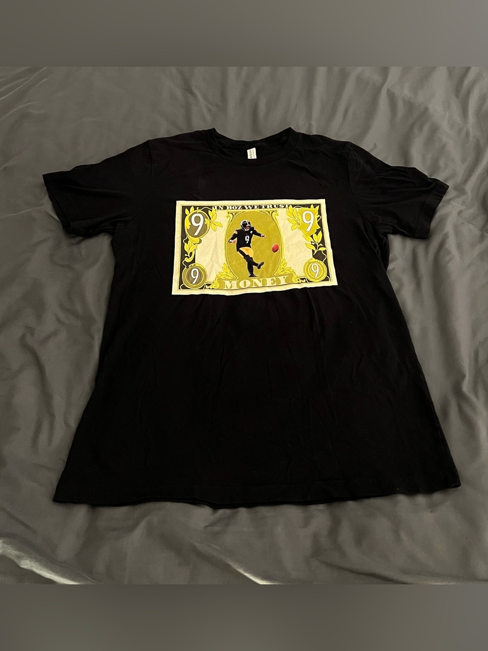 Pittsburgh Steelers NFL Chris Boswell In Boz We Trust Money Graphic t-shirt